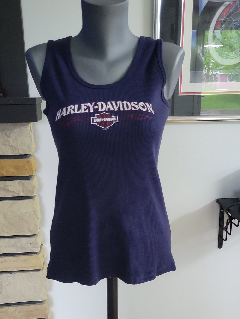 Harley-Davidson Tank Top XL Blue